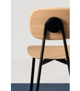 Tata Young (seduta e schienale in plastica o legno) Sedie in plastica di design Point 12